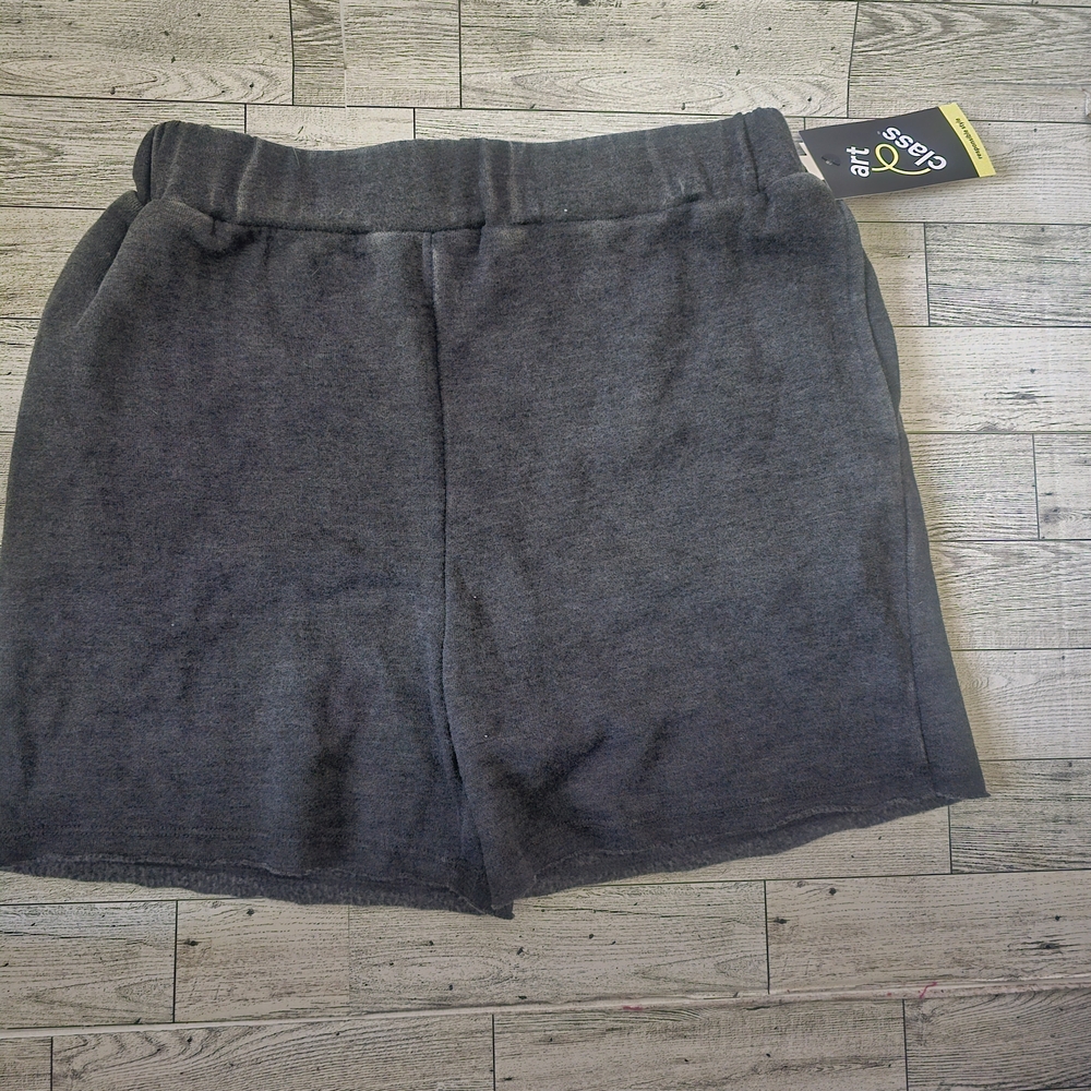 Art Class Girls Knit Gray Shorts Size Large (10-12)